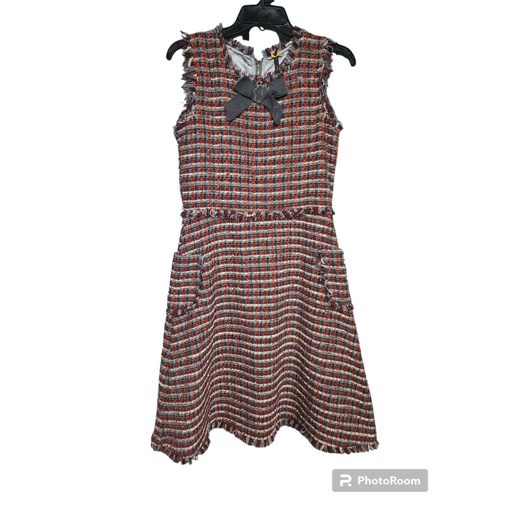Kidichic woven raw edges dress M/L